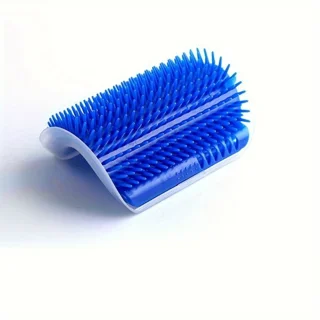 برس و ماساژور دیواری سیلیکونی سرگرمی و اسباب بازی سگ و گربه با محفظه نگهداری کتنیپ و نصب در ارتفاع